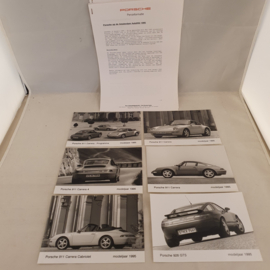Porsche Nederland Persinformatie 1995 met 6 originele foto's