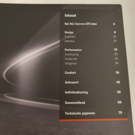 Brochure couverture rigide Porsche 911 991 Carrera GTS 2015 WSLM1501000191