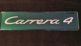 Porsche showroom License plate - Carrera 4