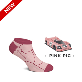 Porsche Pink Pig - HEEL TREAD Enkelsokken