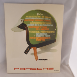 Porsche 1964 BP Dunlop Bosch helm muurschild - versie met drukfout