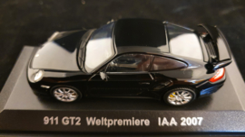 Porsche 911 (997) GT2 Schwarz - Weltpremiere IAA 2007 WAP02000118