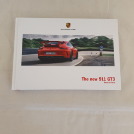 Porsche 911 991.2 GT3 hardcover brochure 2017 - EN