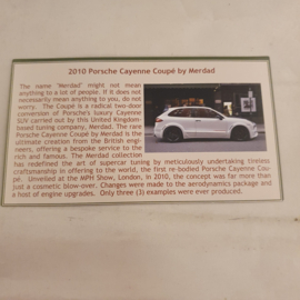 Porsche Cayenne Coupe 2010 by Merdad 1/43 Esval Models EMEU43016B