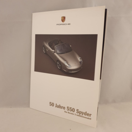 Porsche Boxster S 50 jaar 550 Spyder brochure 2003 - DE WVK 302 010 04