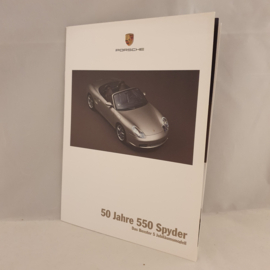 Porsche Boxster S 50 ans 550 Spyder brochure 2003 - DE WVK 302 010 04