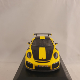 Porsche 911 991 GT2 RS Weissach 2018 Racing Yellow Black 1/43 Minichamps 413067228