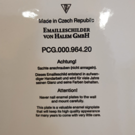 Porsche 964 Enamel Sign The ideal family car - PCG00096420