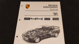 Porsche 944 S2 Service Information Technik - 1991