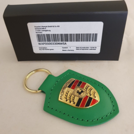 Porte-clés avec emblème Porsche Vert Python WAP0500330NWSA