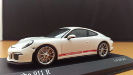 Porsche 911 (991.2) R 2016 blanc - Minichamps