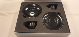 Porsche Espresso set - Carbon motif