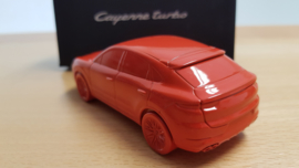 Porsche Cayenne  Coupe Turbo 2019 Lava Orange - Paperweight