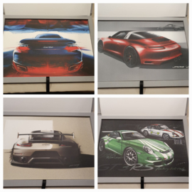 Porsche 911 Design schetsen - Michael Mauer 2019