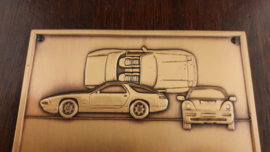 Porsche trophy plaque - 26cm x 19cm