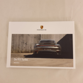 Porsche 911 992 Turbo Hardcover broschüre 2022 - NL