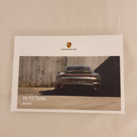 Porsche 911 992 Turbo Hardcover brochure 2022 - NL