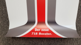 Porsche 718 Boxster deco panel - 120 x 50cm