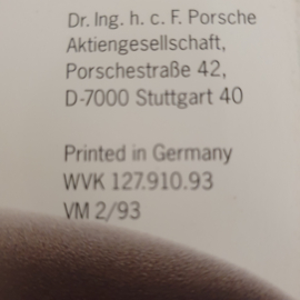 Brochure Porsche 911 964 Speedster 1993 - WVK127.910.93