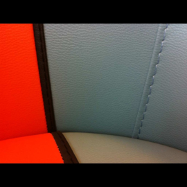 Porsche cabriolet chair Gulf n° 9 racing design