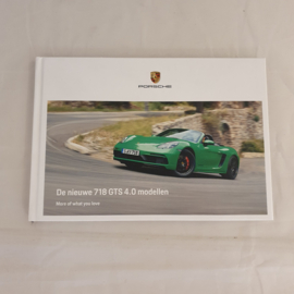 Brochure couverture Rigide Porsche 718 Boxster / Cayman GTS 4.0 2020 WSLN2001000491
