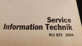 Porsche 911 996 GT3 Mk II Service Information Technik - 2004