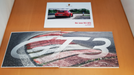 Porsche 911 991.2 GT3 brochure à couverture rigide 2017 Liste de prix incluse