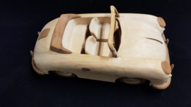 Porsche 356 cabriolet - model of wood