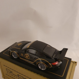 Porsche 911 997 ancien et nouveau JPS en conteneur 1/64 Tarmac - T64-TL053-BKG