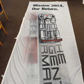 Porsche Banner - Le Mans 2014 Mission Our Return