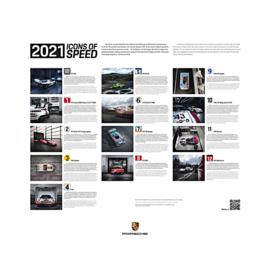 Porsche calendrier 2021 - Icons of Speed