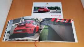 Porsche 911 991.2 GT3 brochure à couverture rigide 2017 Liste de prix incluse