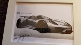 Porsche 918 Spyder Design sketch - Hakan Saracoglu  2012