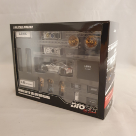 Dio64 LBWK 997 Chroom Auto Salon Diorama 1/64 DIO64-001