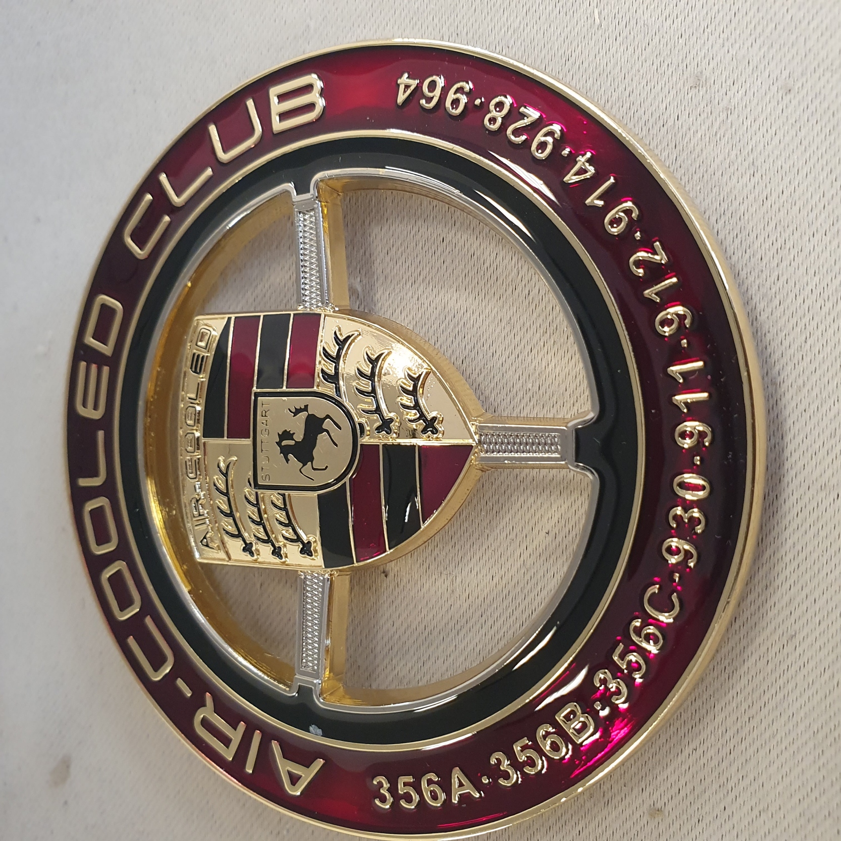 Grillplakette - Porsche Air-Cooled Club