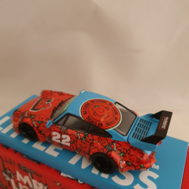Porsche 911 964 RWB Mr. Men Little Miss in container 1/64 Tarmac - T64-037-MR