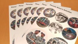 Porsche Driver's Selection sticker sheet