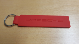 Porsche Keychain GTS-Red rubber