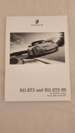 Porsche 911 997 GT3 and GT3 RS Hardcover brochure 2007 Die Reine Lehre - DE