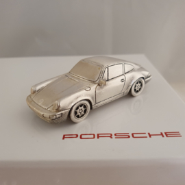 Porsche 911 964 Carrera 2 1989 sterling zilver - Presse Papier