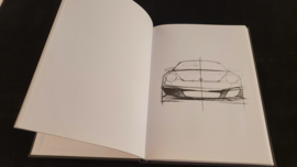 Porsche 911 Carrera Notebook A5 - Schwarzes Kunstleder