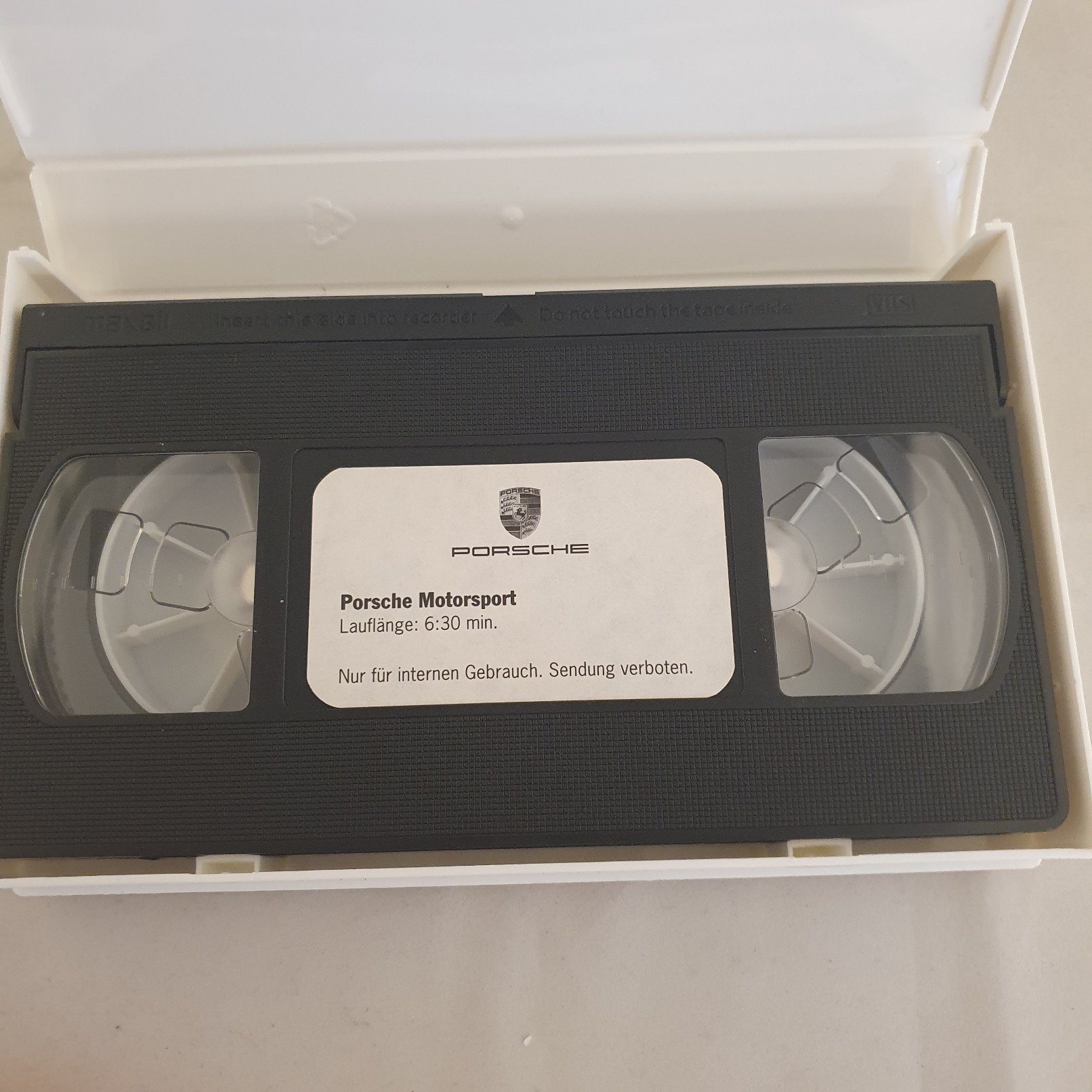 Porsche Motorsport VHS video for internal use