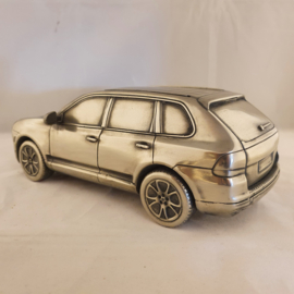 Porsche Cayenne 1:18 - Presse-papier en étain argent