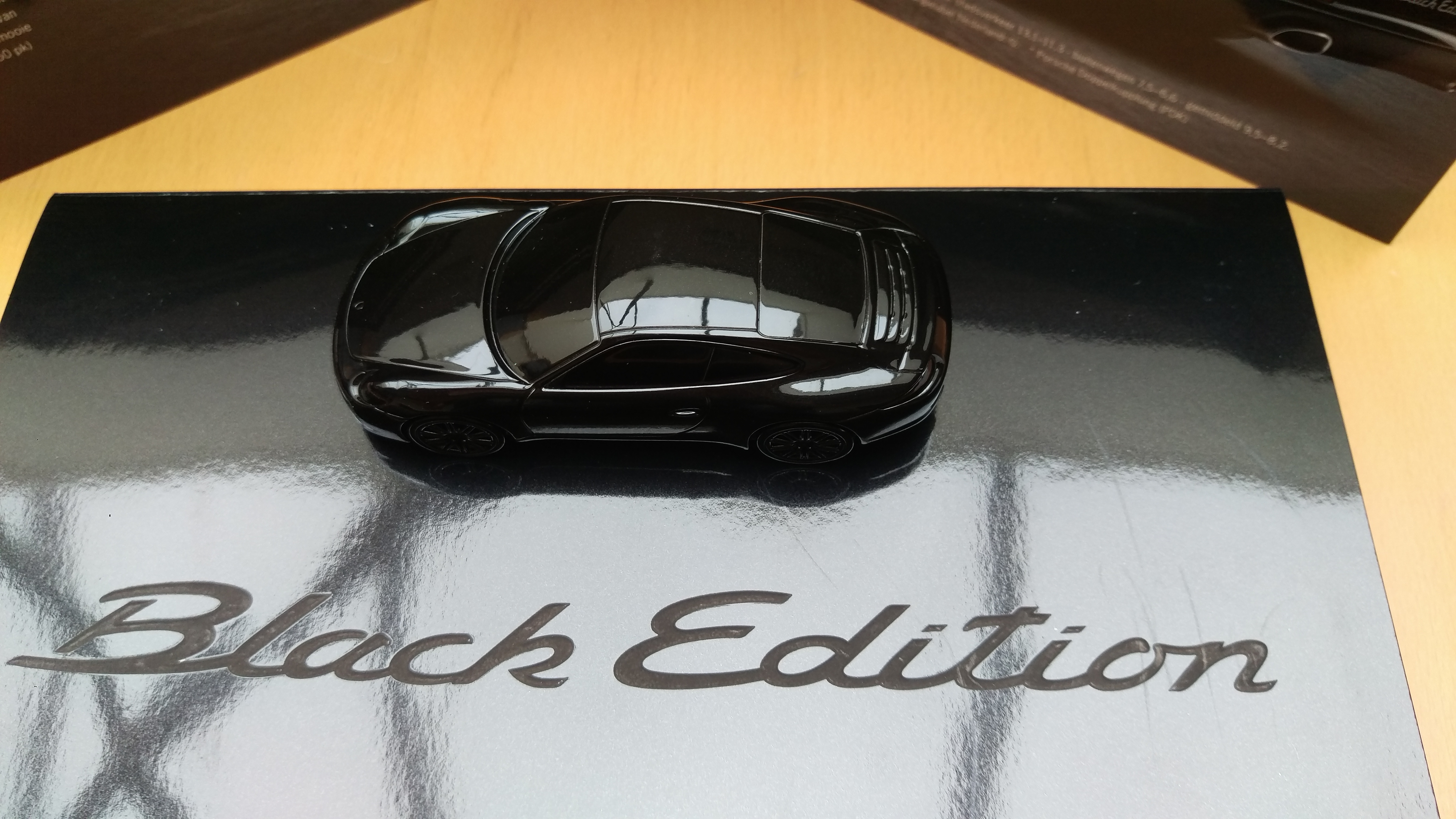 Porsche 991 black edition  - Presse-papier