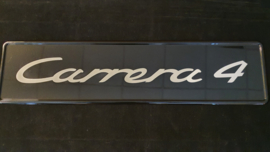 Porsche showroom License plate - Carrera 4