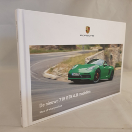 Brochure couverture Rigide Porsche 718 Boxster / Cayman GTS 4.0 2020 WSLN2001000491