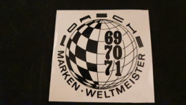 P233244 - 91170110301 - Sticker, marken weltmeister 69-70 for Porsche