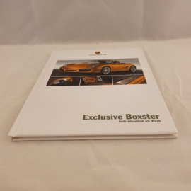 Porsche Exclusive Boxster hardcover brochure 2007 - DE WVK61191008