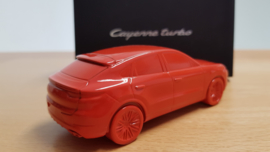 Porsche Cayenne  Coupe Turbo 2019 Lava Orange - Paperweight