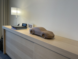 Porsche 911 - artistieke houten sculptuur